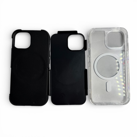 Black and Clear MagSafe-Compatible Phone Case Duo - Picture 4 of 4